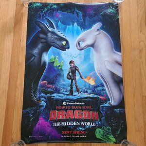 How To Train Your Dragon 2-sided theater poster